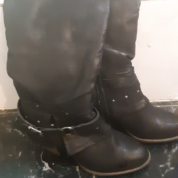 Adrienne black riding boots Size 9 - Picture 4 of 5